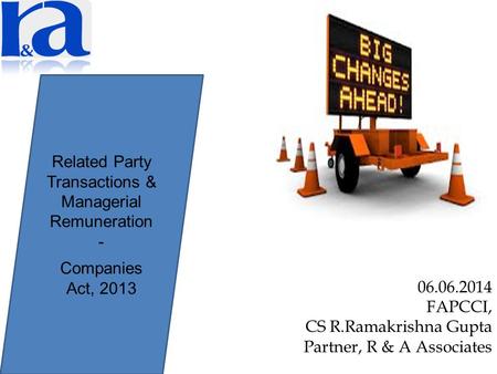 Related Party Transactions & Managerial Remuneration -