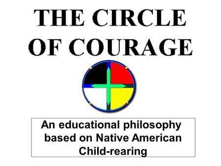 An educational philosophy based on Native American Child-rearing.