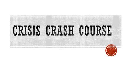  Crisis is a fast pace debate style in which delegates can commit actions which have both repercussions and rewards  In crisis there is no speakers’