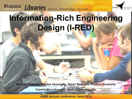 Information-Rich Engineering Design (I-RED)