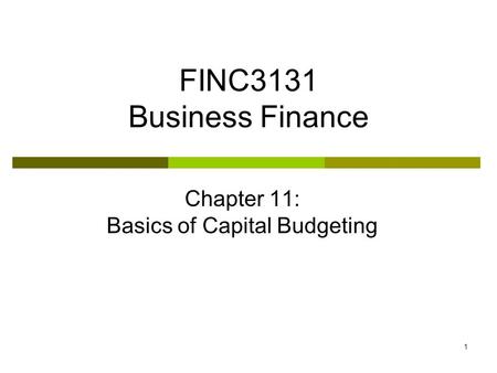FI Corporate Finance leng Ling