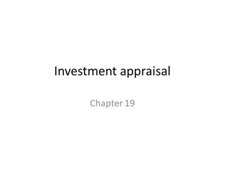 Investment appraisal Chapter 19. Shoplifting (UK) Cost UK businesses £4.4bn / year (£4,400,000,000) More than a third of all goods stolen are by shop.