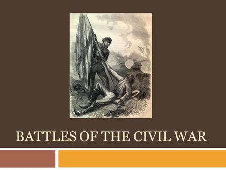 BATTLES OF THE CIVIL WAR. Battle of Fort Sumter  1 st official battle  Confederates starved out Union  Lincoln responded with supplies.