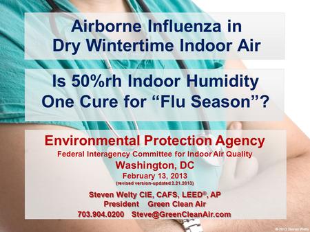 Dry Wintertime Indoor Air
