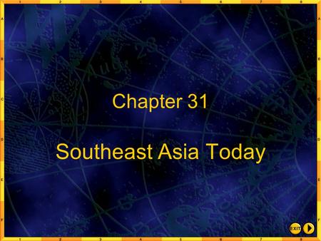 Chapter 31 Southeast Asia Today.
