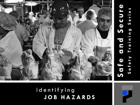 Safe and Secure Safety Training Series identifying JOB HAZARDS.