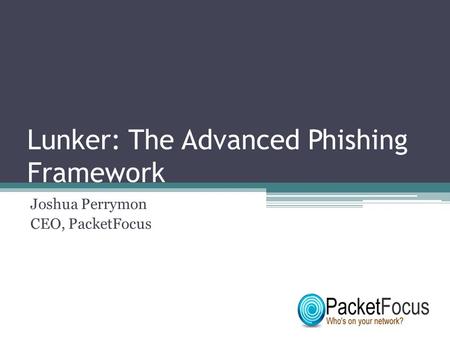 Lunker: The Advanced Phishing Framework
