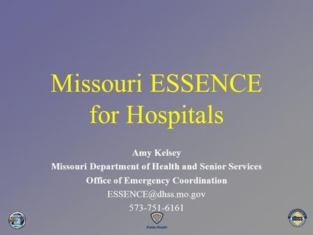 Missouri ESSENCE for Hospitals