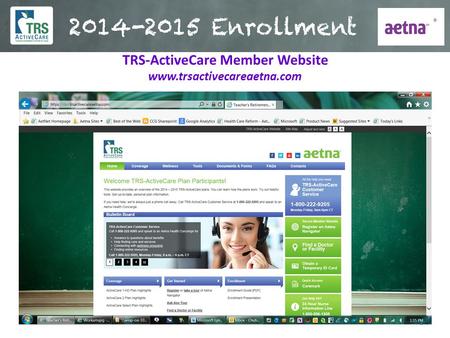 TRS-ActiveCare Member Website
