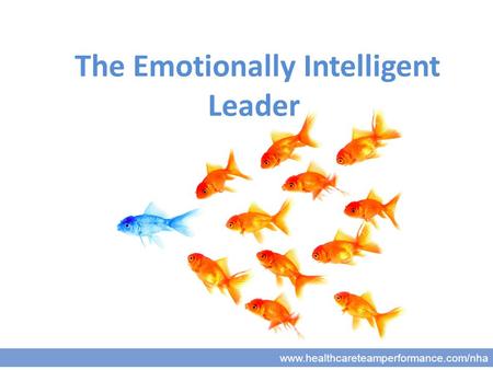 Www.healthcareteamperformance.com/nha The Emotionally Intelligent Leader.