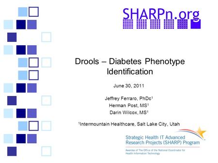 Drools – Diabetes Phenotype Identification