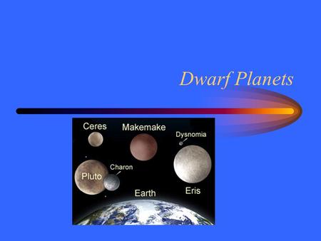 Dwarf Planets.