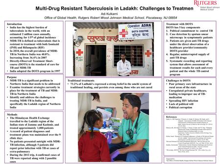 Introduction India has the highest burden of tuberculosis in the world, with an estimated 2 million cases annually, accounting for 1/5 th of global incidence.