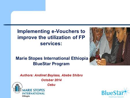 Implementing e-Vouchers to improve the utilization of FP services: