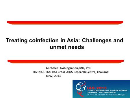 Treating coinfection in Asia: Challenges and unmet needs