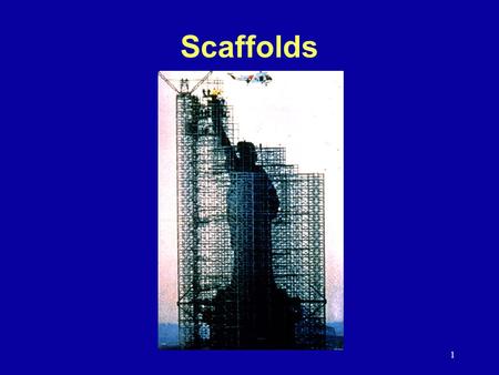 1 Scaffolds. 2 History Subpart L originally issued in December 1971 Amendments during the first two years:  Planking grade  Overhead protection  Plank.