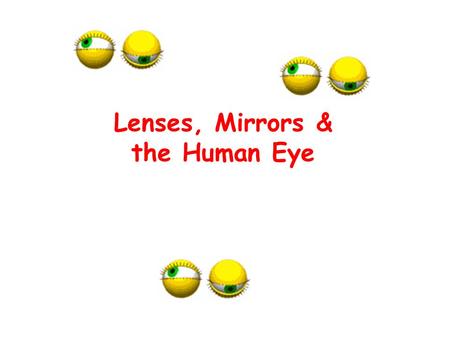 Lenses, Mirrors & the Human Eye