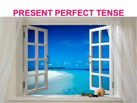 PRESENT PERFECT TENSE. The present perfect is used when the time period has not finished: I have seen three movies this week. (This week has not finished.