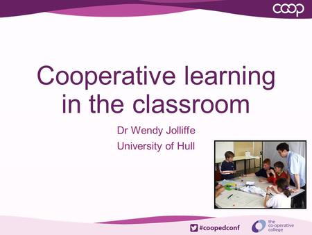 Cooperative learning in the classroom
