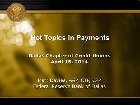 Dallas Chapter of Credit Unions