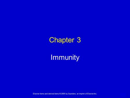 Chapter 3 Immunity.