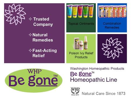 Washington Homeopathic Products ™ Homeopathic Line