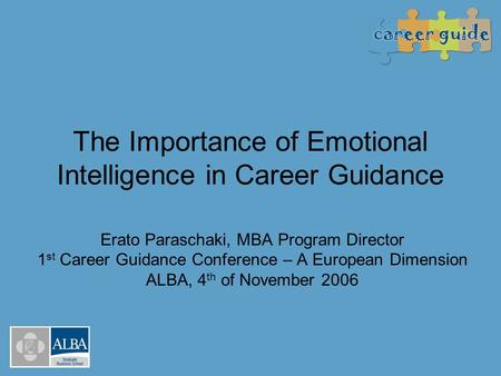 The Importance of Emotional Intelligence in Career Guidance