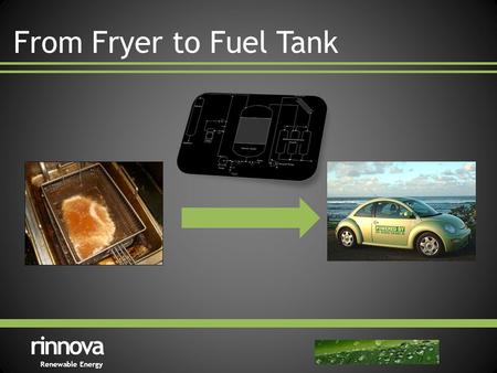 From Fryer to Fuel Tank rinnova Renewable Energy.