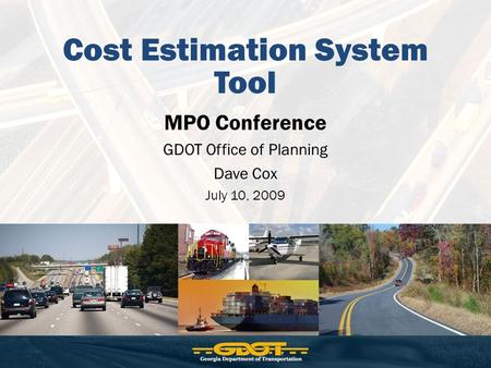 Cost Estimation System Tool