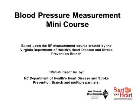 Blood Pressure Measurement
