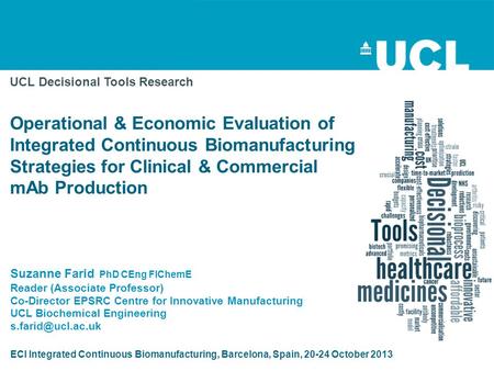 UCL Decisional Tools Research