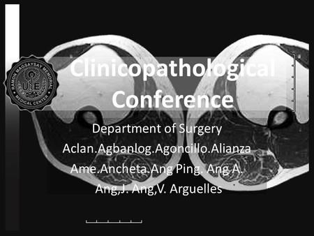 Clinicopathological Conference