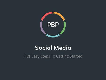 Five Easy Steps To Getting Started Social Media. o 15m people in the UK use Twitter o Over 10m businessmen and women have profiles on LinkedIn o 33m people.