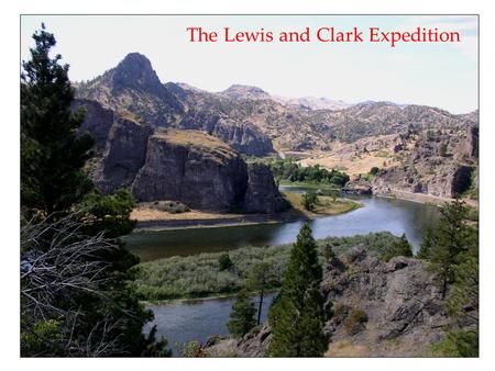 The Lewis and Clark Expedition. In 1803, President Thomas Jefferson bought more than 2 million square kilometers of land in North America from France.