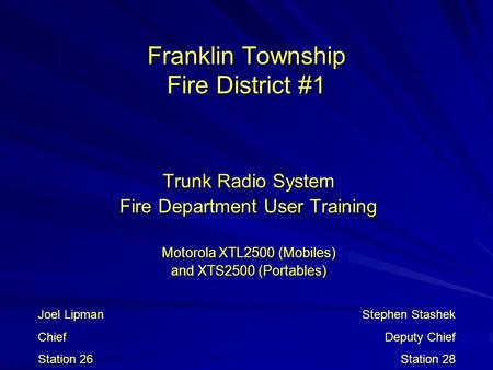 Franklin Township Fire District #1