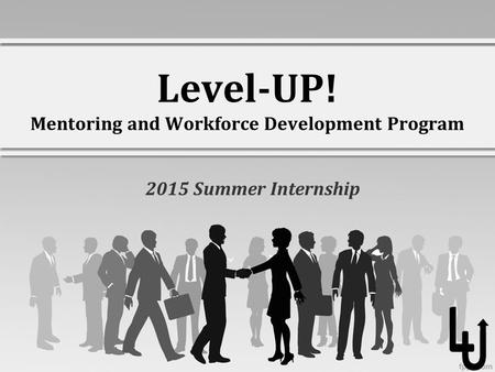Level-UP! Mentoring and Workforce Development Program 2015 Summer Internship.