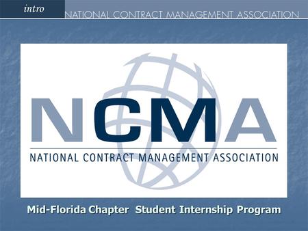 Mid-Florida Chapter Student Internship Program intro.