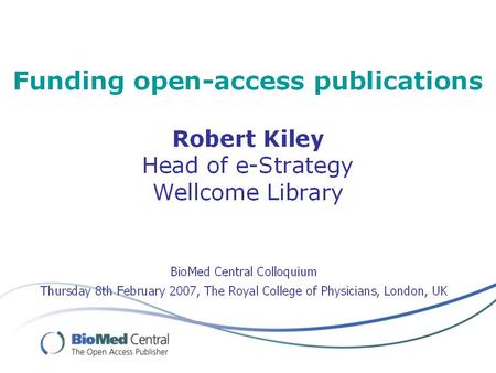 Open Access: what is it about…. l Improving access to peer reviewed original research literature l Improving the use of the literature and data l Improving.