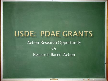 Action Research Opportunity Or Research Based Action.