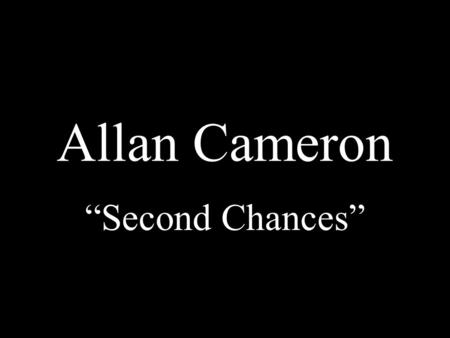 Allan Cameron “Second Chances” *. Allan at an outdoor concert … in a land far, far away (Tamworth) …. *