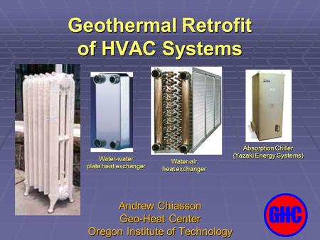 Geothermal Retrofit of HVAC Systems