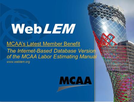 WebLEM MCAA’s Latest Member Benefit