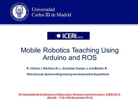 Mobile Robotics Teaching Using Arduino and ROS