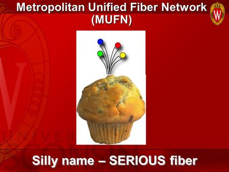 Metropolitan Unified Fiber Network (MUFN) Silly name – SERIOUS fiber.