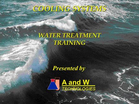 COOLING SYSTEMS WATER TREATMENT TRAINING