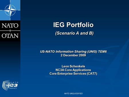 IEG Portfolio (Scenario A and B)