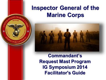 Inspector General of the Marine Corps