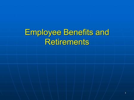 Employee Benefits and Retirements 1. Point of Contacts Supervisor: Supervisor: CW3 Priscilla (518) 786-4782CW3 Priscilla (518) 786-4782.