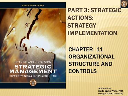 PART 3: STRATEGIC ACTIONS: STRATEGY IMPLEMENTATION
