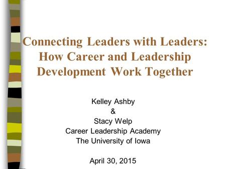 Career Leadership Academy